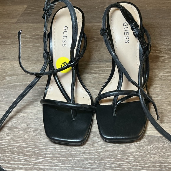 Guess Shoes - GUESS Black Strappy Women's Sandals